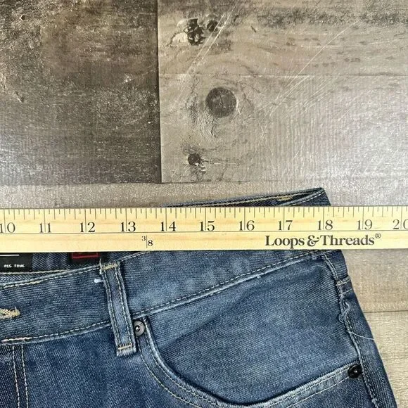 Ecko Unltd Jeans mens Size 38 x 29 Slim Straight Jeans rhino pocket y2k - Picture 5 of 9